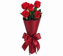 Букет 5 Красных роз Эдлесс Лав в Прогрессе