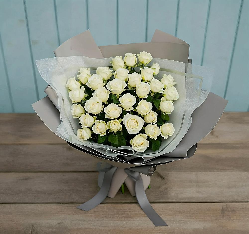 Букет Белоснежная нежность в Прогрессе