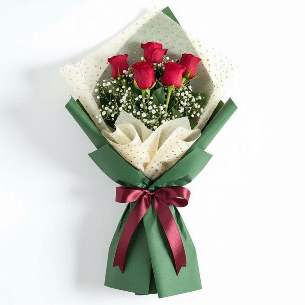 Букет цветов из: Розы в Прогрессе