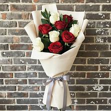 Букет цветов из:  Розы в Прогрессе
