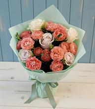 Букет цветов из:  Розы в Прогрессе