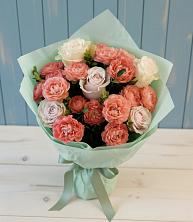 Букет цветов из:  Розы в Прогрессе