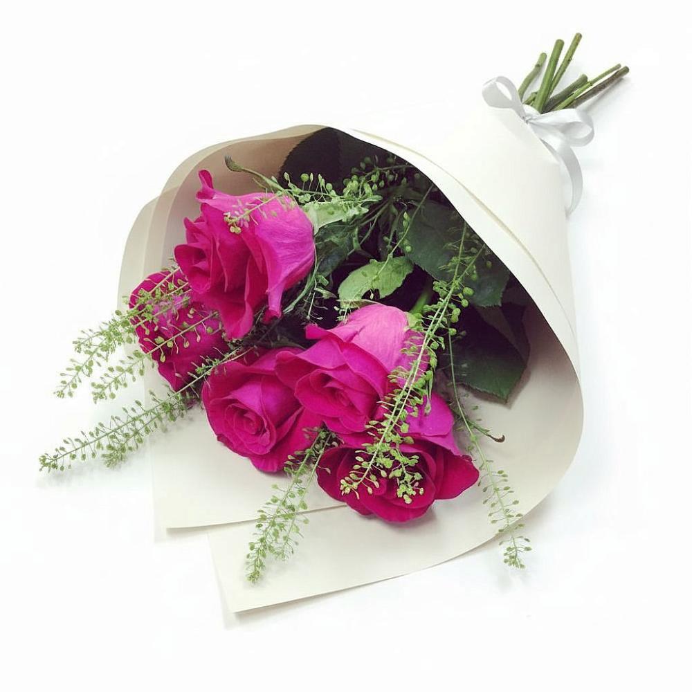 Букет цветов из: Розы в Прогрессе