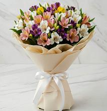 Букет цветов из:  Альстромерии в Прогрессе