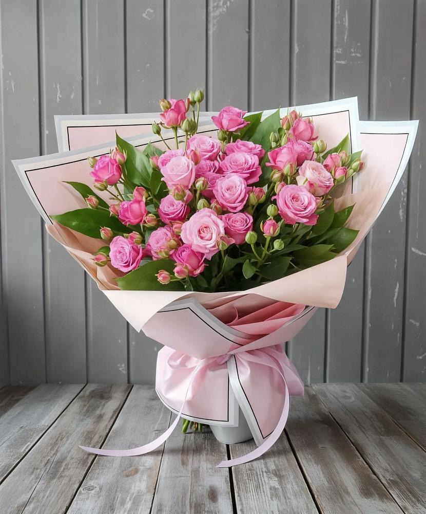 Букет Розовый кустик в Прогрессе