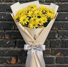 Букет цветов из:  Хризантемы #REPLACE_PRED# Прогрессе