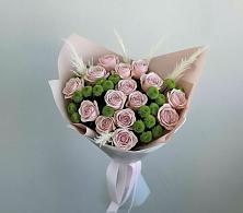 Букет цветов из:  Розы и Хризантемы в Прогрессе