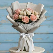 Букет цветов из:  Розы в Прогрессе