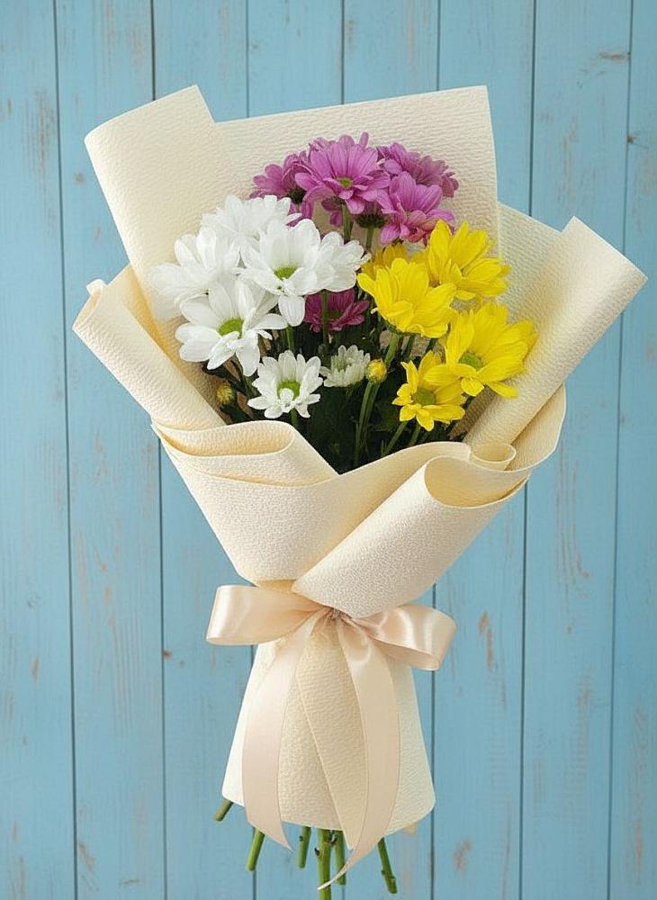 Букет цветов из: Хризантемы в Прогрессе