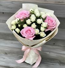 Букет цветов из:  Розы в Прогрессе