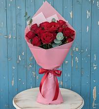 Букет цветов из:  Розы в Прогрессе