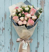 Букет цветов из:  Розы в Прогрессе