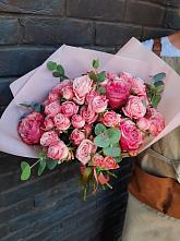 Букет цветов из:  Розы в Прогрессе