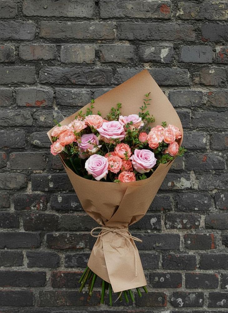 Букет цветов из: Розы в Прогрессе