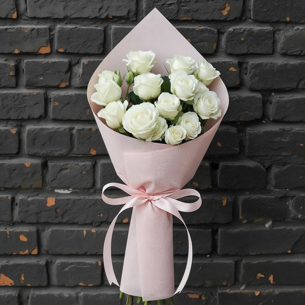 Букет цветов из: Розы в Прогрессе