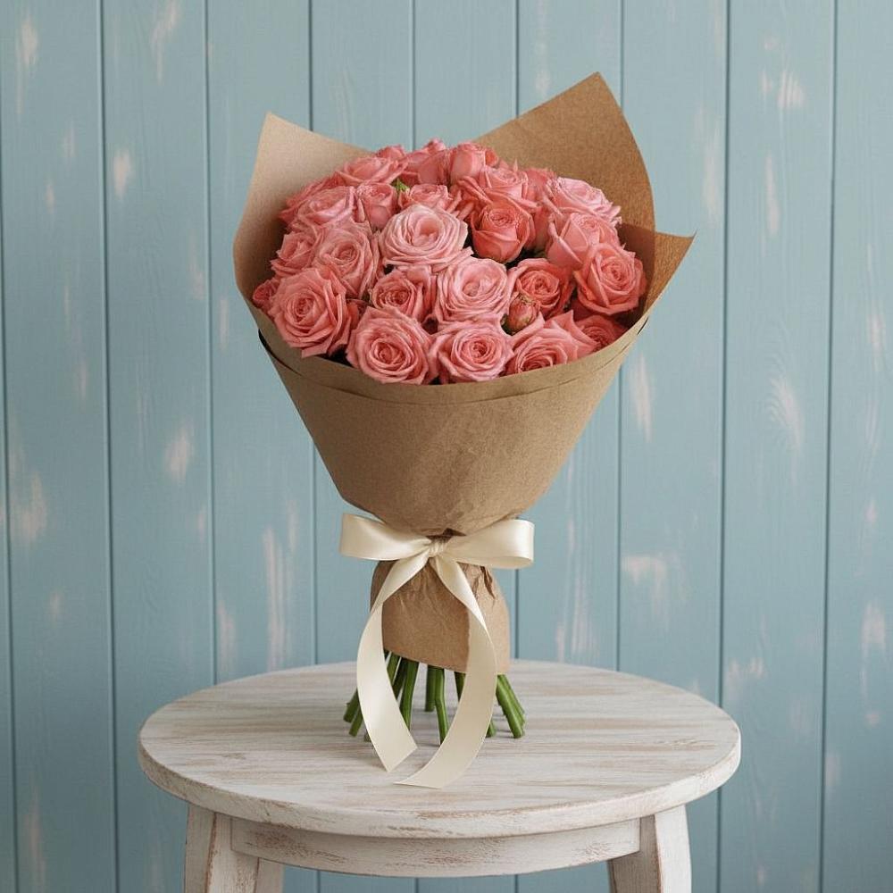 Букет цветов из: Розы в Прогрессе