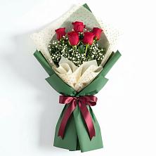 Букет цветов из:  Розы в Прогрессе