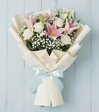 Букет цветов из:  Лилии в Прогрессе