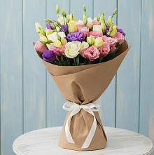 Букет цветов из:  Лизиантусы в Прогрессе