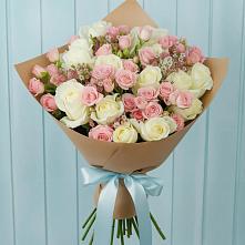 Букет цветов из:  Розы в Прогрессе